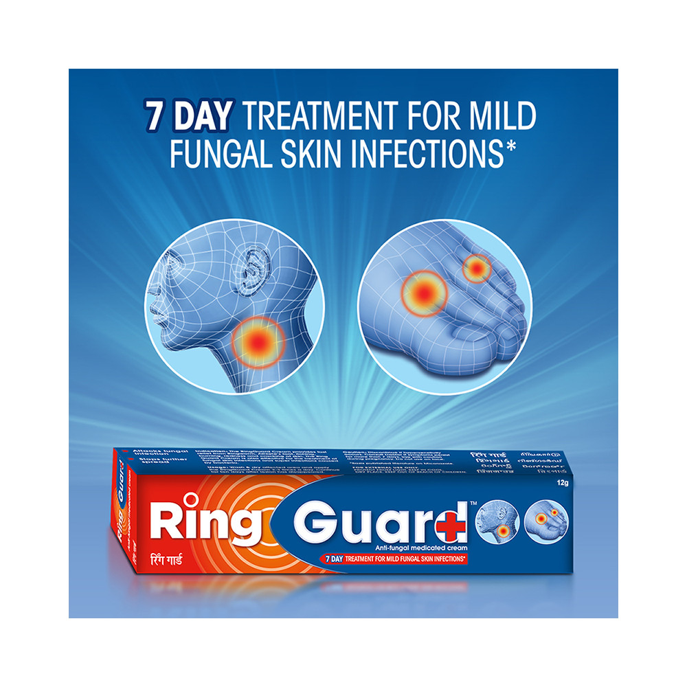Ring Guard Anti-Fungal Cream For Mild Fungal Skin Infections 20g – Singh  Cart