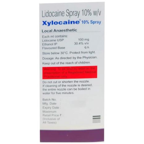 Xylocaine 10% Spray